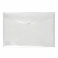 CLEAR PLASTIC ENVELOP WITH BUTTON CLASP A5 (22*15)