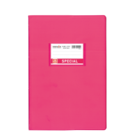 COLORED NOTEBOOK 17*25 50 RULED- LINED PAGES - Fuscia
