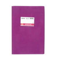 COLORED NOTEBOOK 17*25 50 RULED- LINED PAGES - Purple