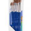DELI PAINTBRUSH SET - ROUND & FLAT 6 PCS - Image 4