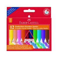 Faber Castell Jumbo Κηρομπογιές 12 τμχ.
