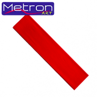 METRON ART ΧΑΡΤΙ ΓΚΟΦΡΕ 0.5x2m 10 ΦΥΛΛΑ - Κόκκινο