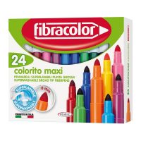 FIBRACOLOR COLORITO MAXI 24 PIECE MARKERS