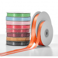 SATIN RIBBON 10mm x 50M - DOTS