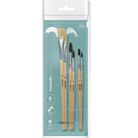 INTERDUNK PAINTBRUSH SET - ROUND & FLAT 6 PCS