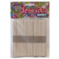 WOODEN STICKS 100 PCS 114 X 10 MM DESCRIBO